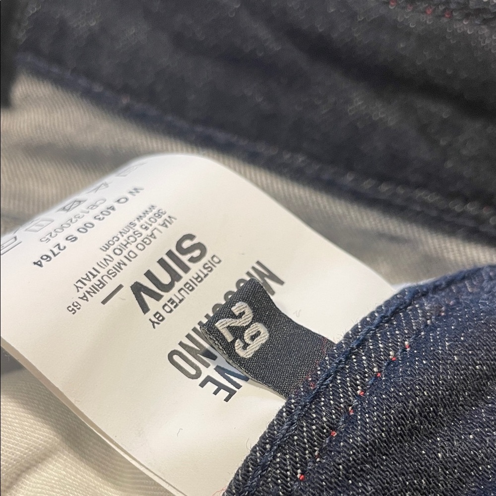 Moschino Dark Denim with Red Stitching - Picture 16 of 16